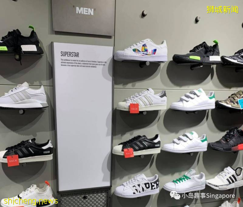 新加坡Adidas全场大促，全线7折！满100再送50券，满200送100券喔