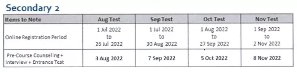 官方消息：新加坡三育中小学2022入学考试日期公布