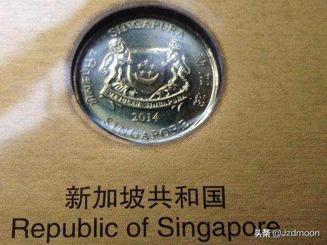 新加坡2014年版5分硬币Singapore 2014 edition 5 cent