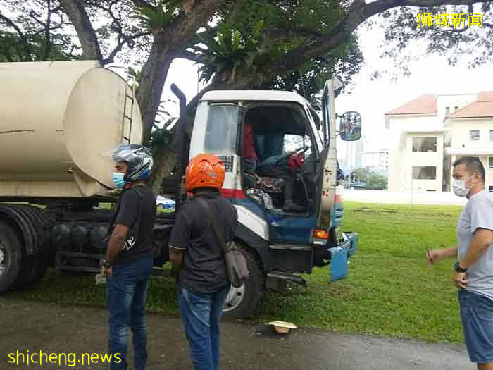 司機心髒病發 油槽車蛇行亂撞