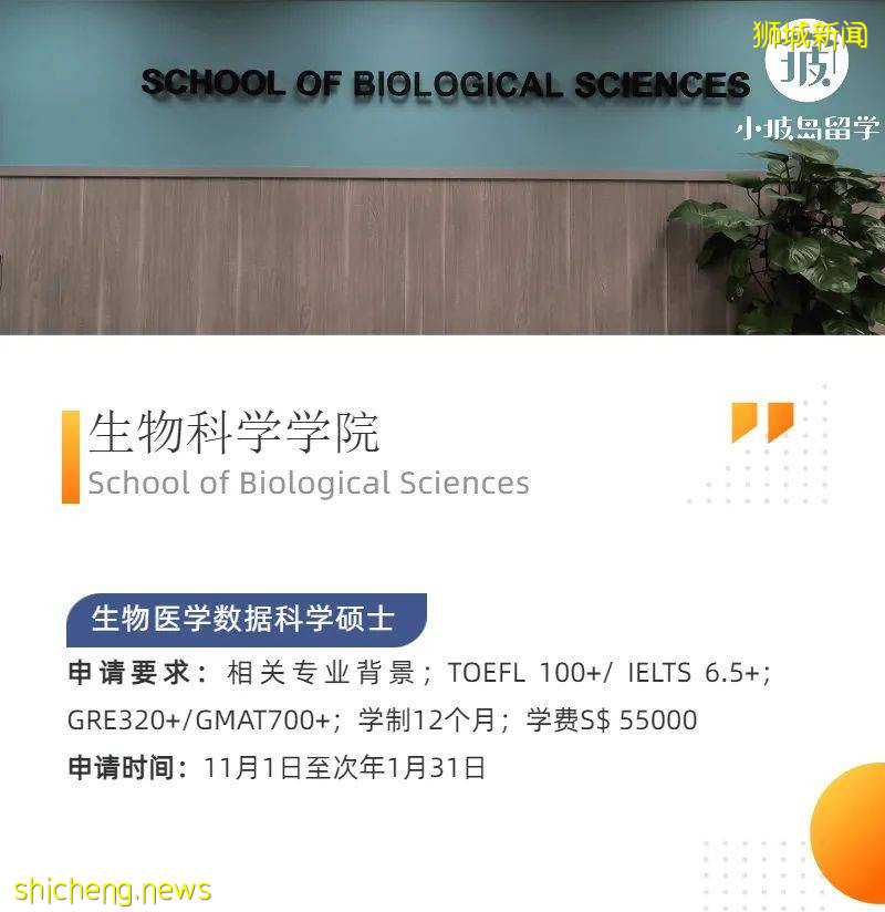 南洋理工大学硕士项目全汇总