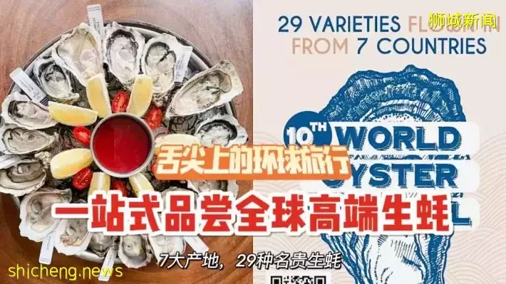 世界生蚝品鑒節！全世界七大知名産地、29種生蚝🦪一次性吃到爽