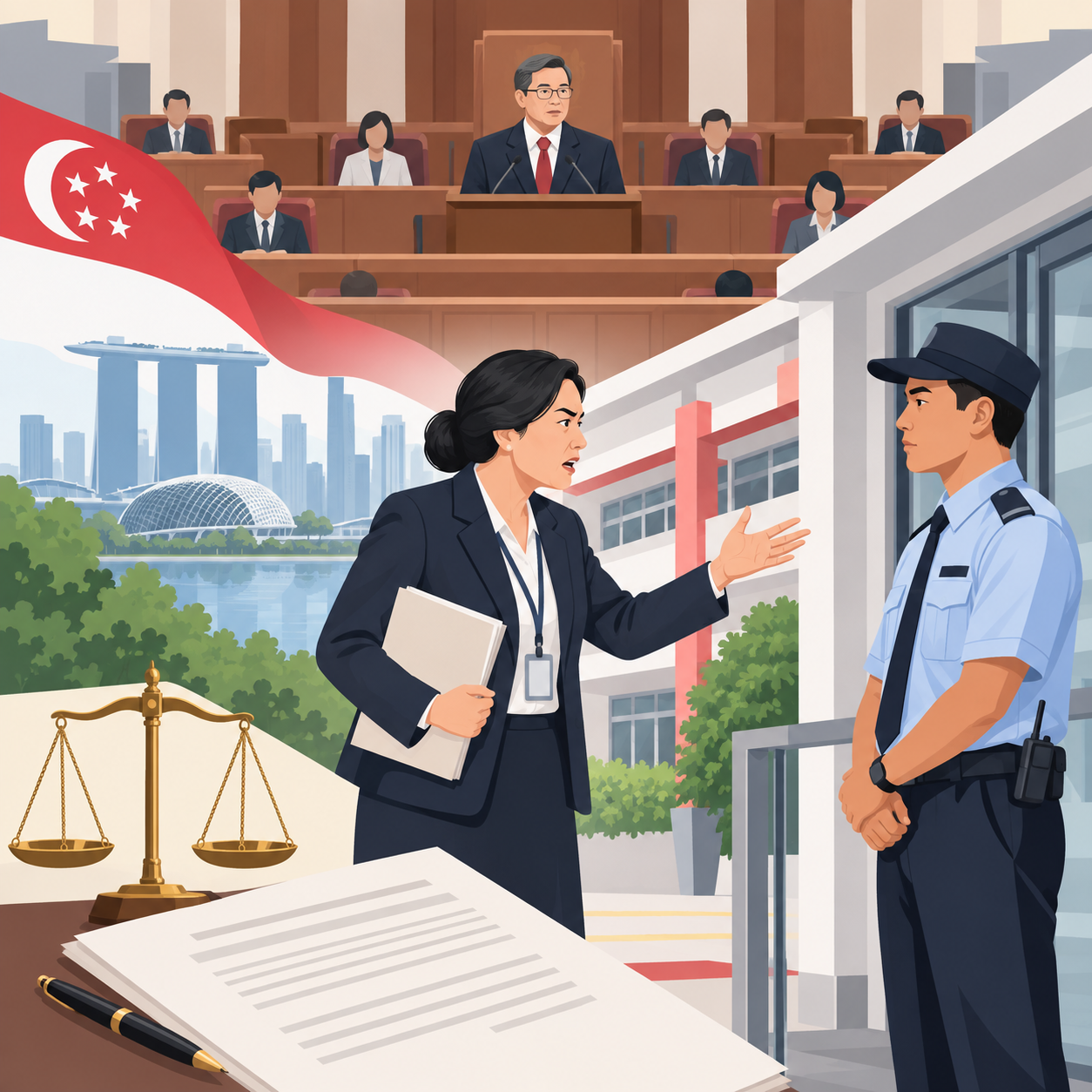 黄循财：从政不应为了钱；辱骂新加坡安保人员的香港校长索赔
