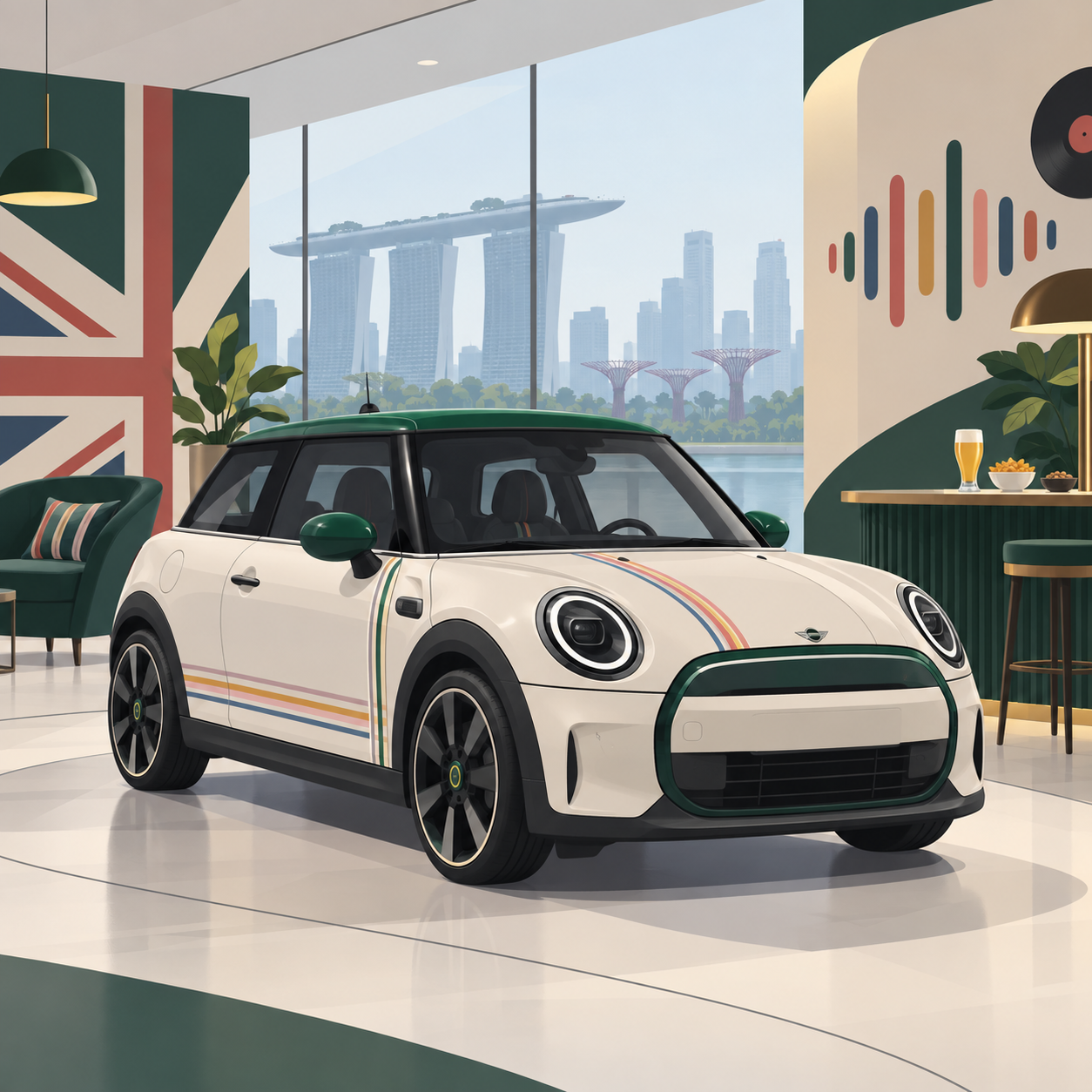 保罗·史密斯为电动版Mini Cooper SE注入英伦风格