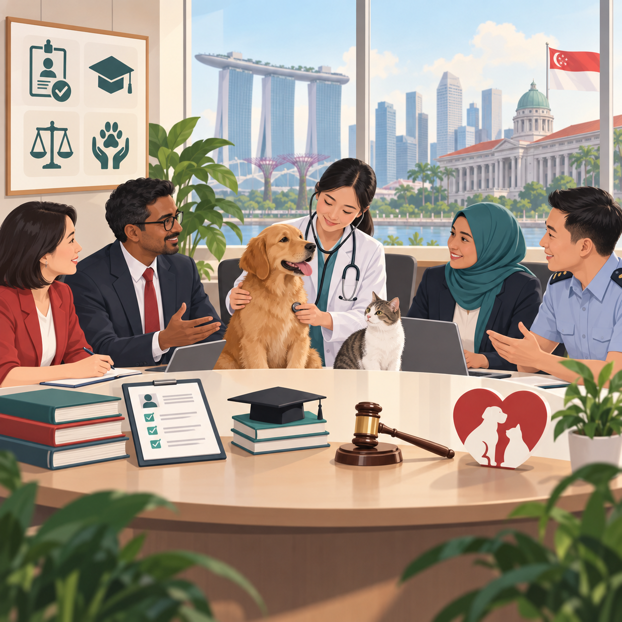 新加坡兽医理事会任命14名兽医及非兽医专业人士