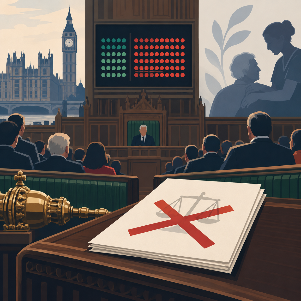 英国国会否决安乐死合法化法案