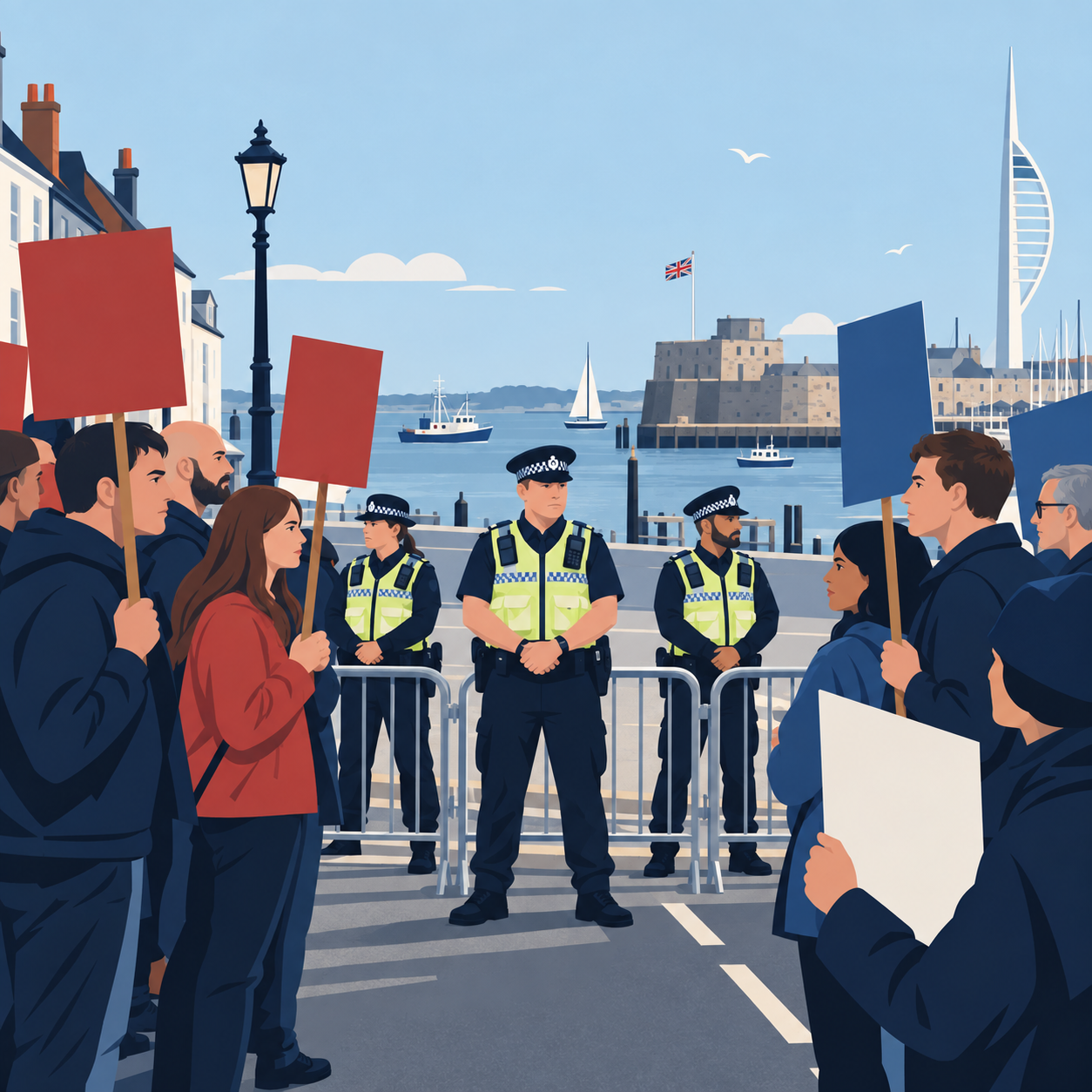 英国警方：计划举行的抗议活动禁止戴口罩