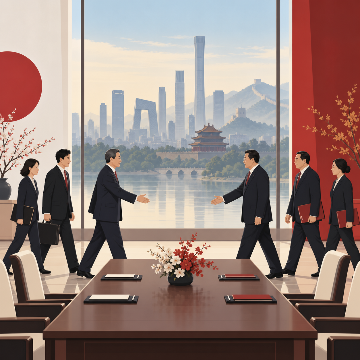 日本议员团及贸易代表团拟于本月访华