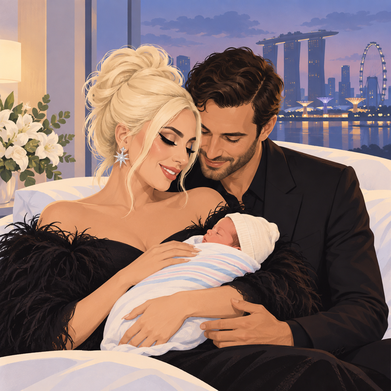 Lady Gaga与未婚夫迎来首个孩子