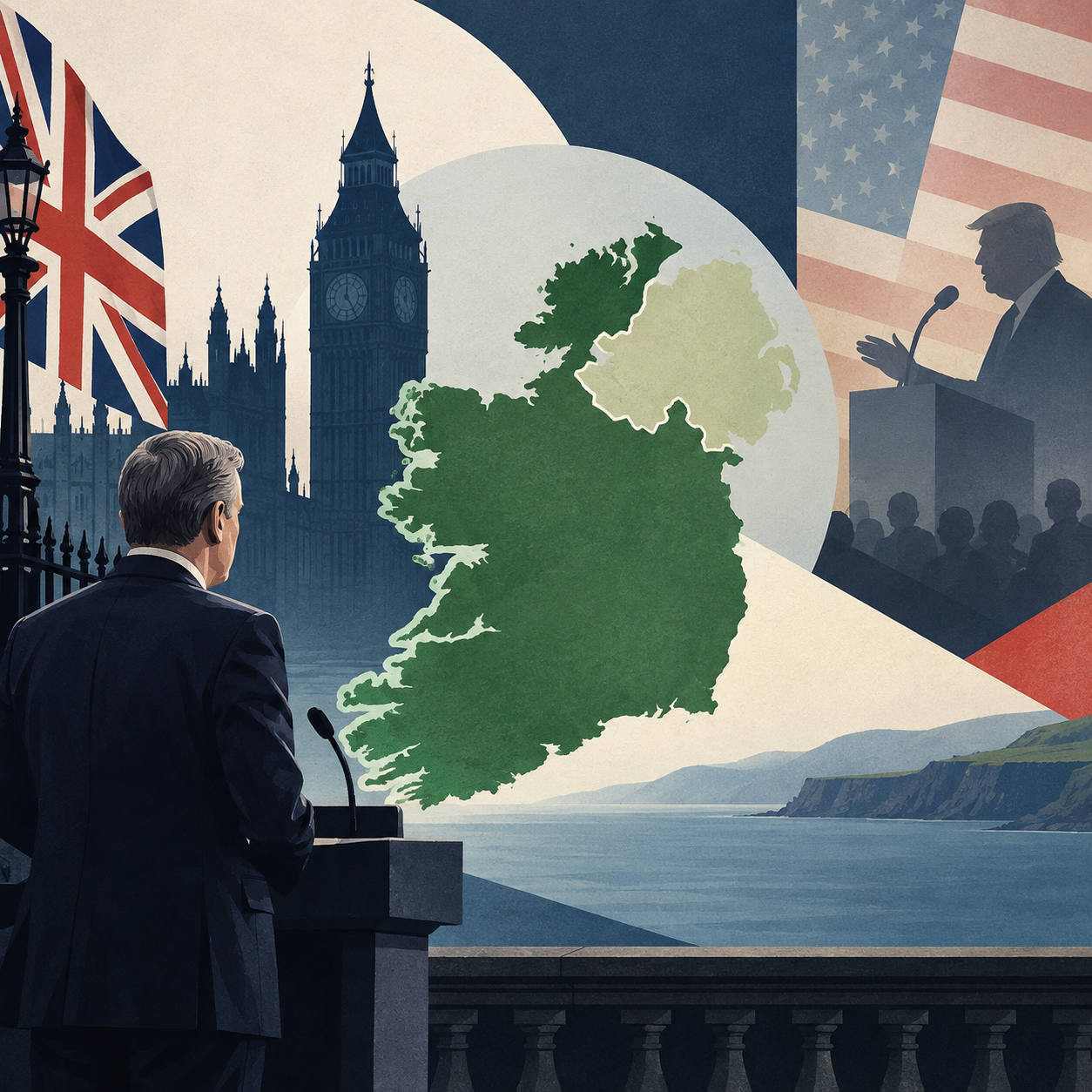 英国首相办公室：爱尔兰统一立场未因特朗普言论改变