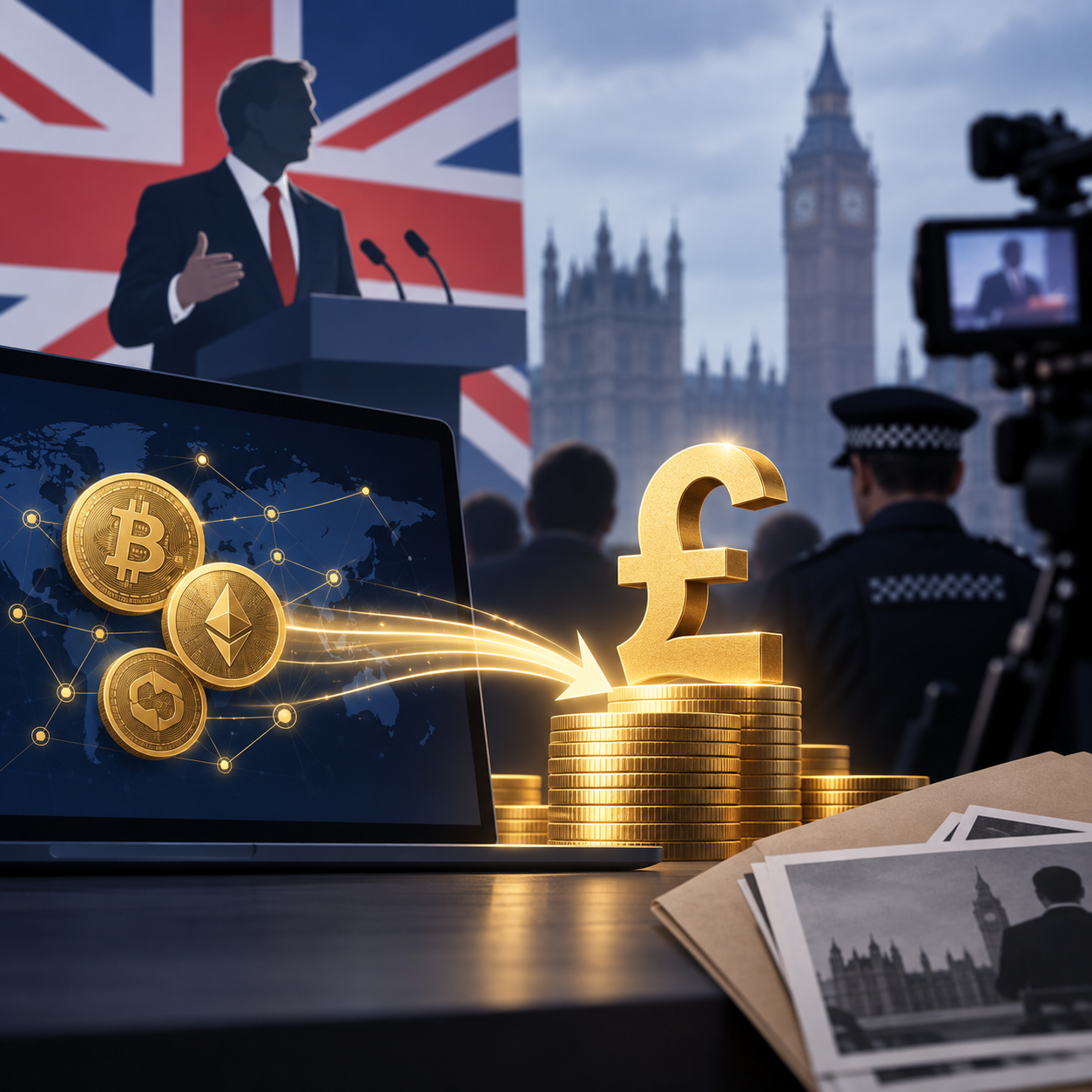 英国改革党再获加密货币投资者3600万英镑捐款