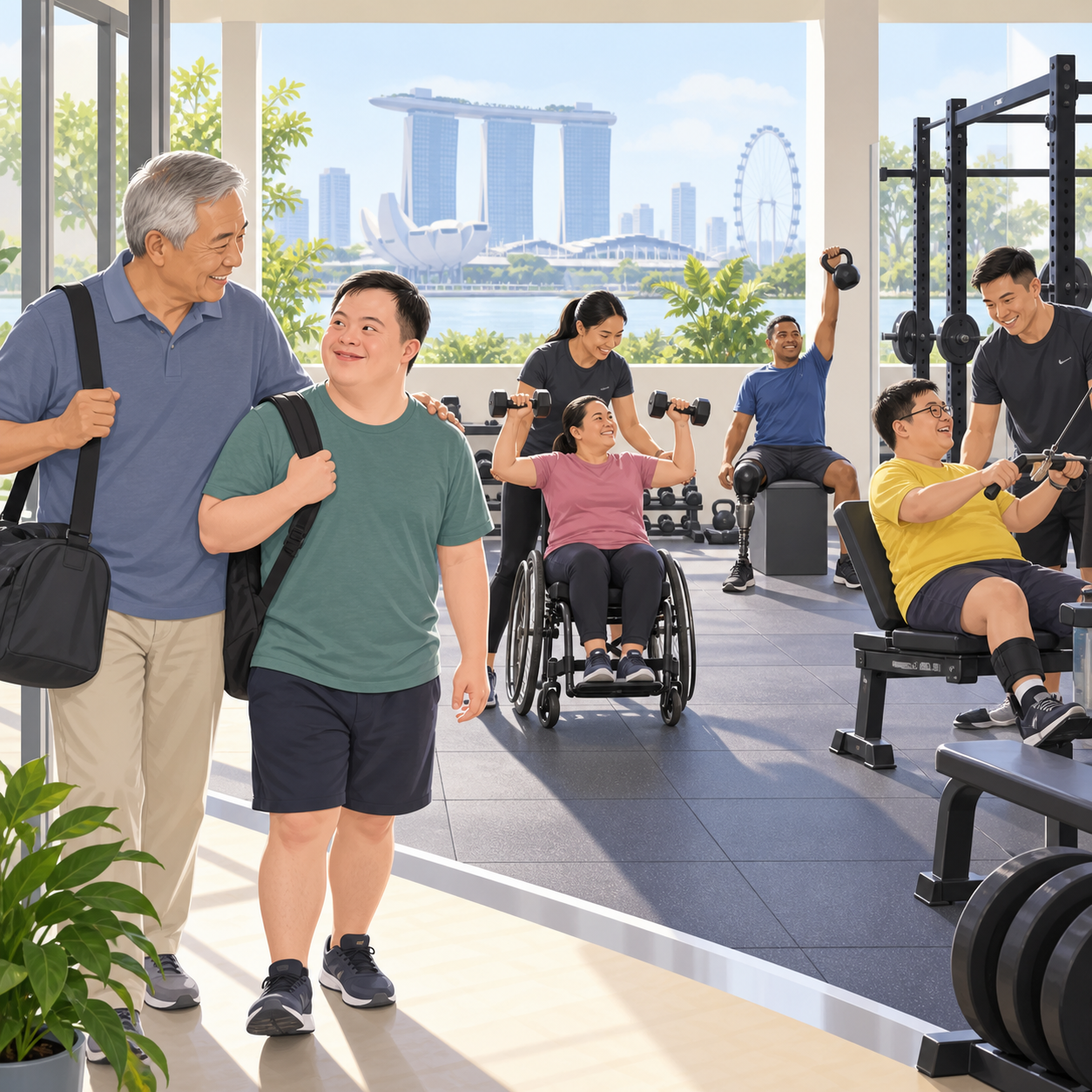 不一样的健身房：让特殊需要人士变得更强