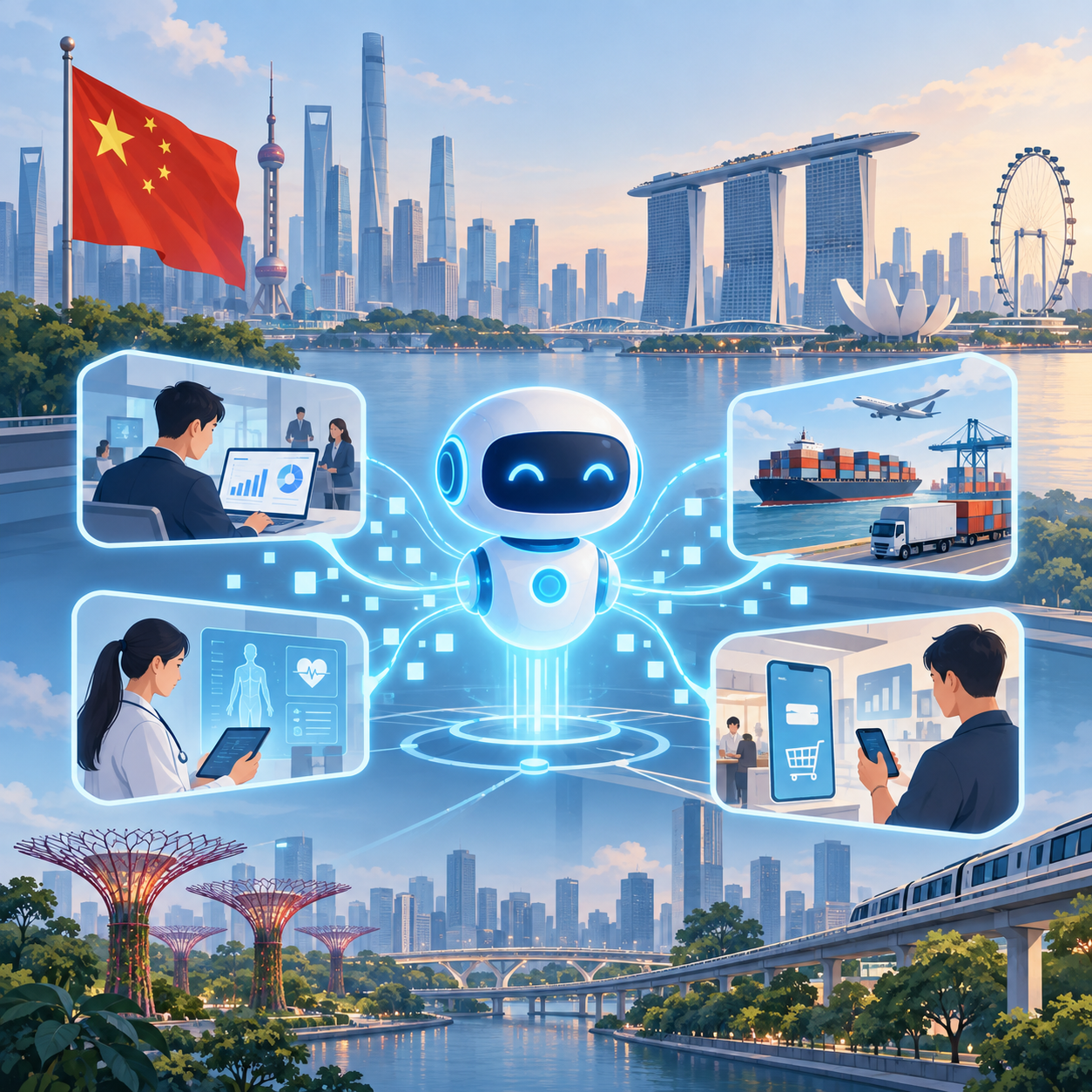 报告：中国AI产业发展重心转向智能体落地与应用变现