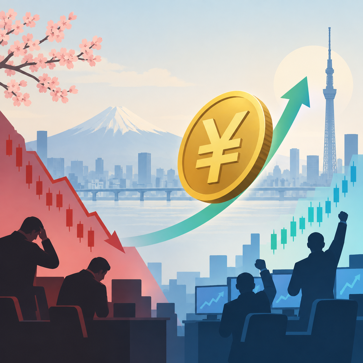 投机者自2月以来首次转为看涨日元