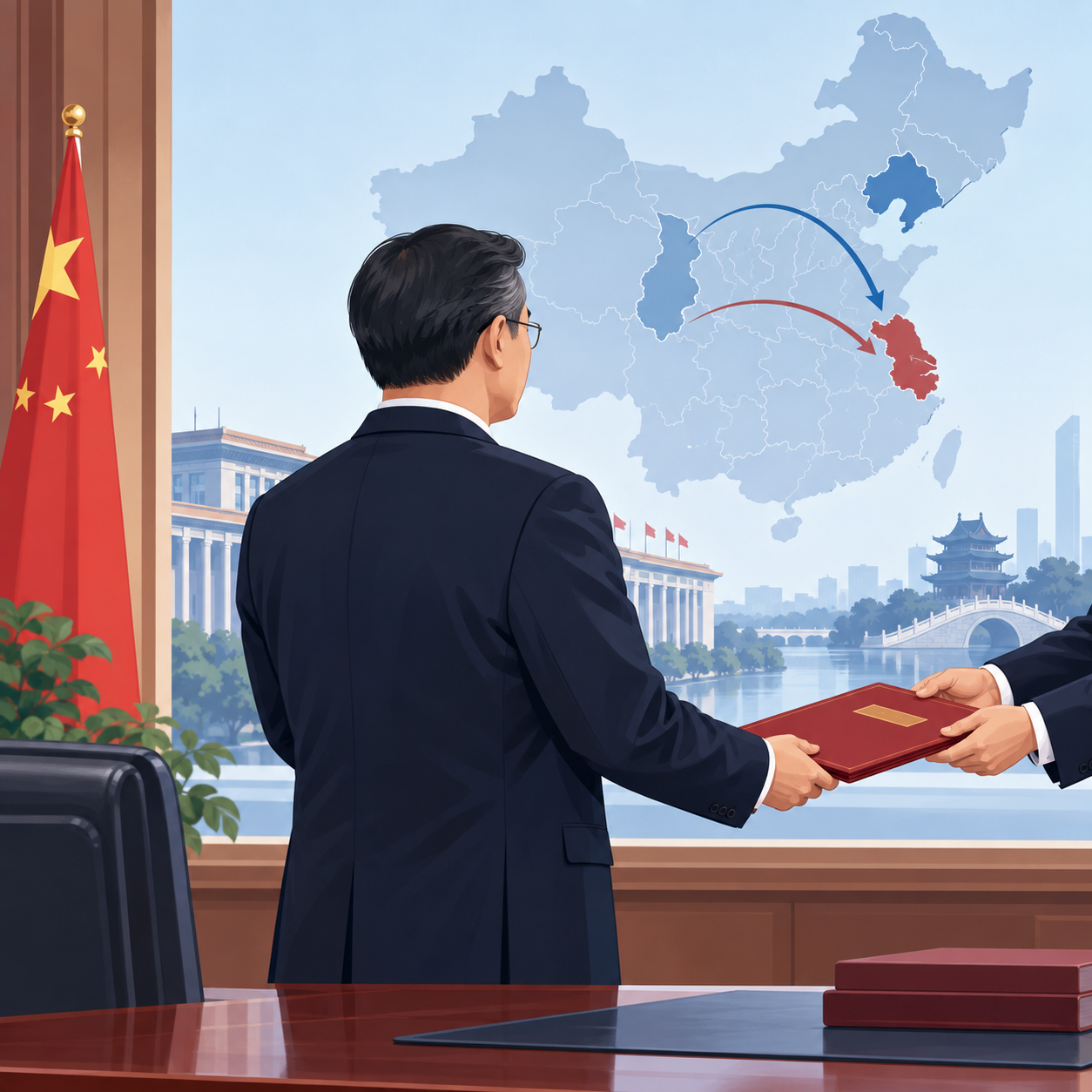 胡立杰跨省出任江苏省委常委