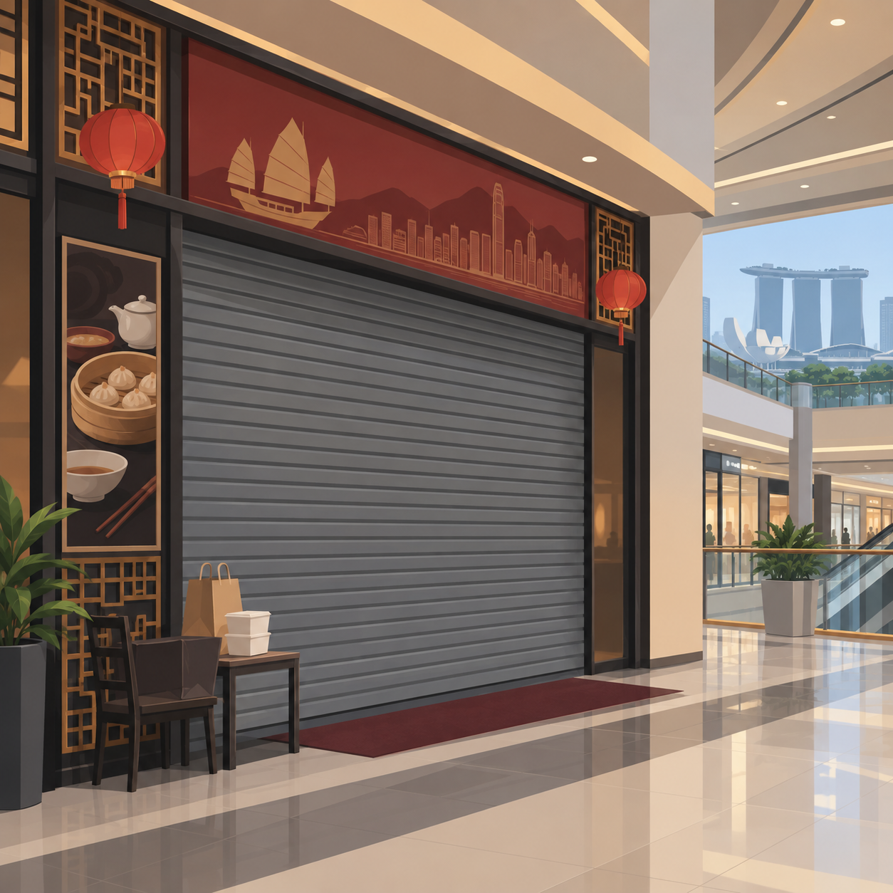 翡翠餐饮关闭世界城分店 今年已停业三家