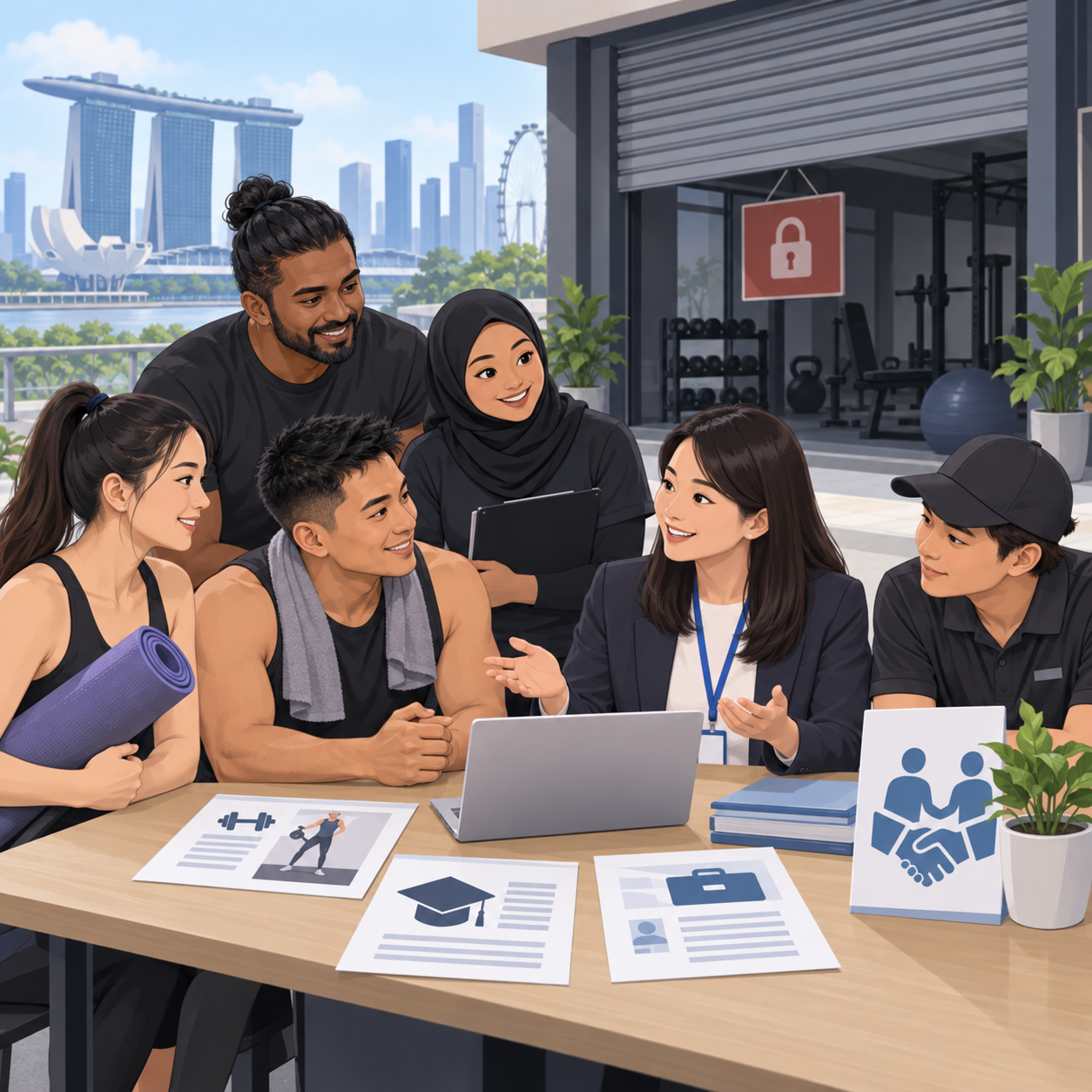 新加坡健身联盟将协助逾200名True Fitness及True Yoga受影响人员就业