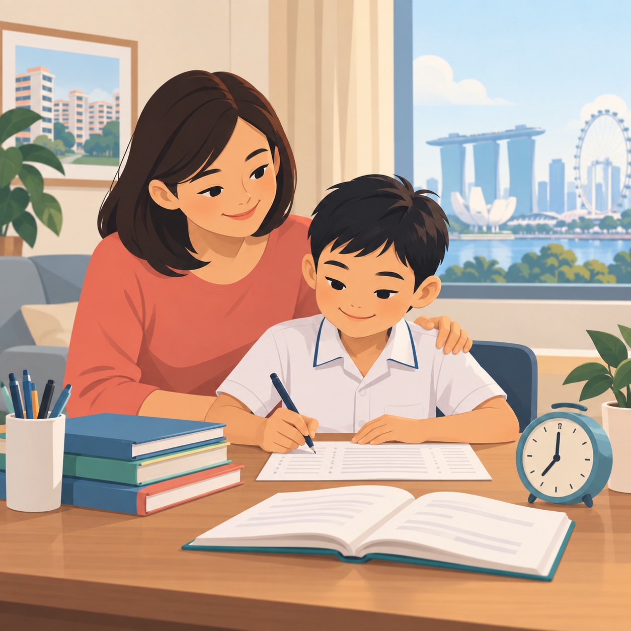 小六会考笔试临近：家长陪孩子保持冷静与信心