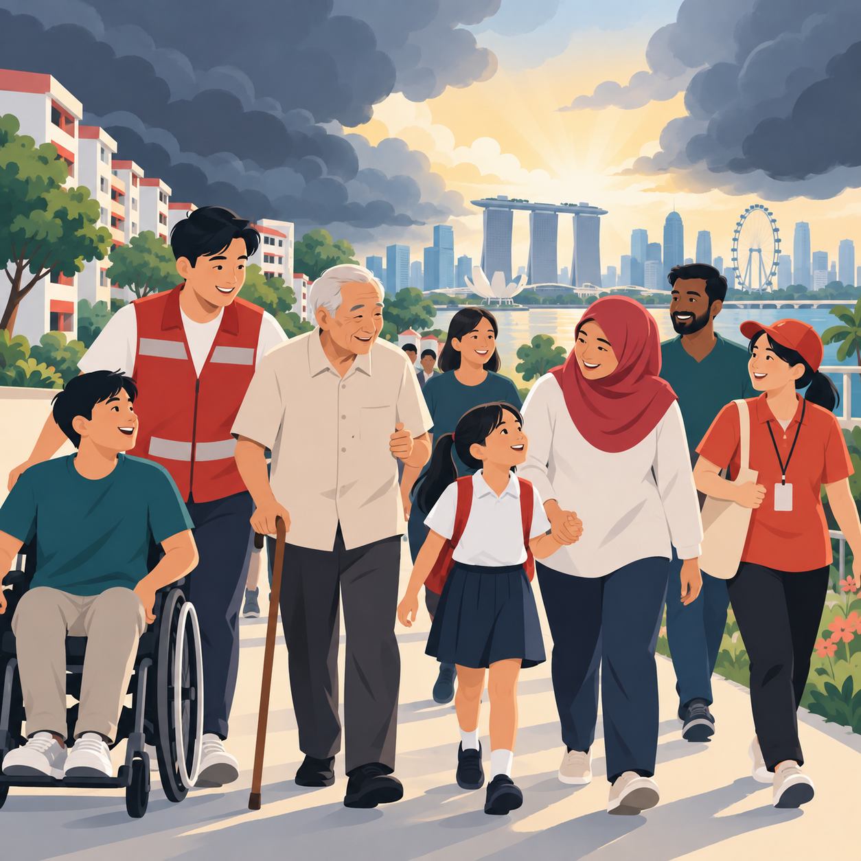李显龙：面对不确定世界，新加坡人应彼此扶持