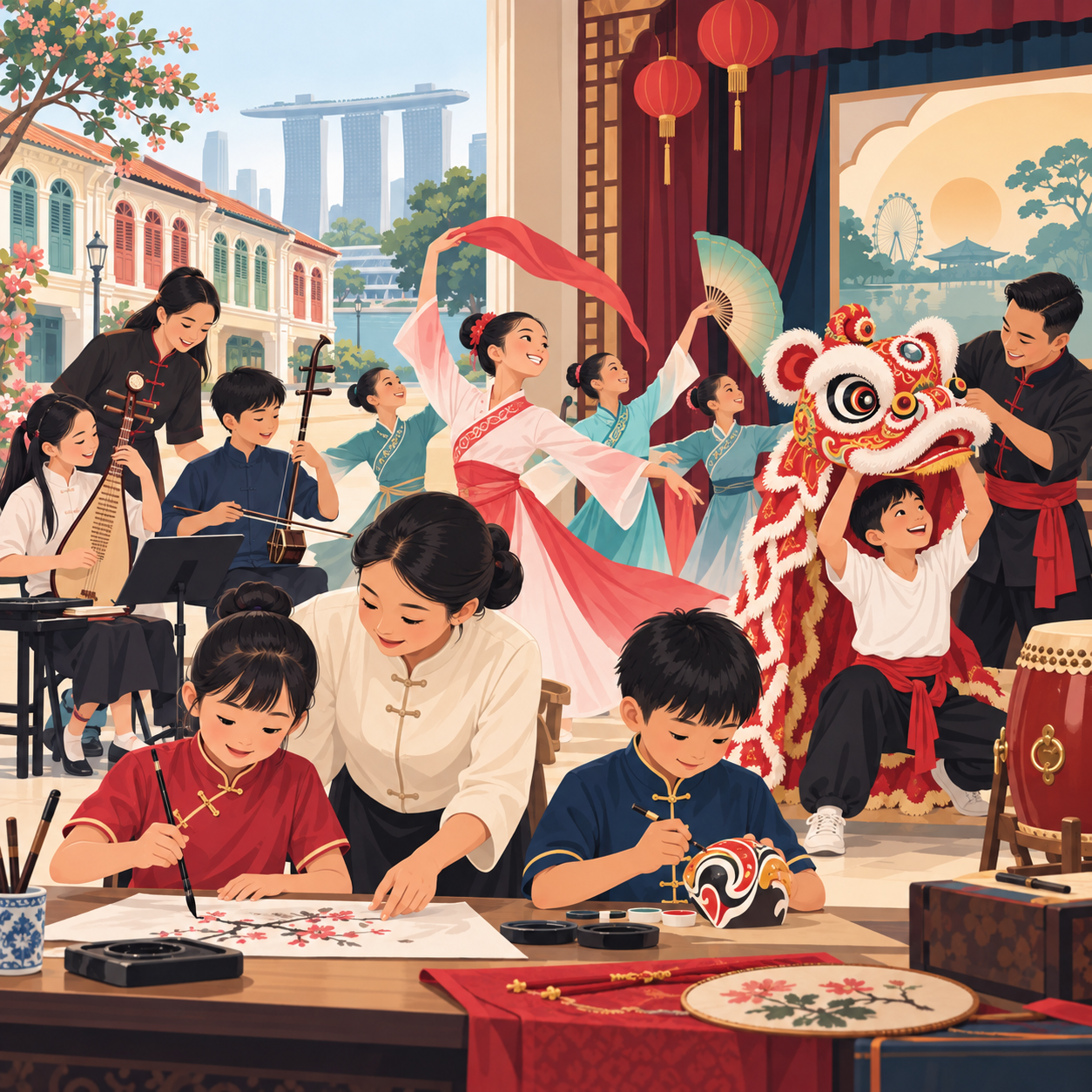 福建会馆文化艺术团庆祝成立40周年 培育超过12万名学员