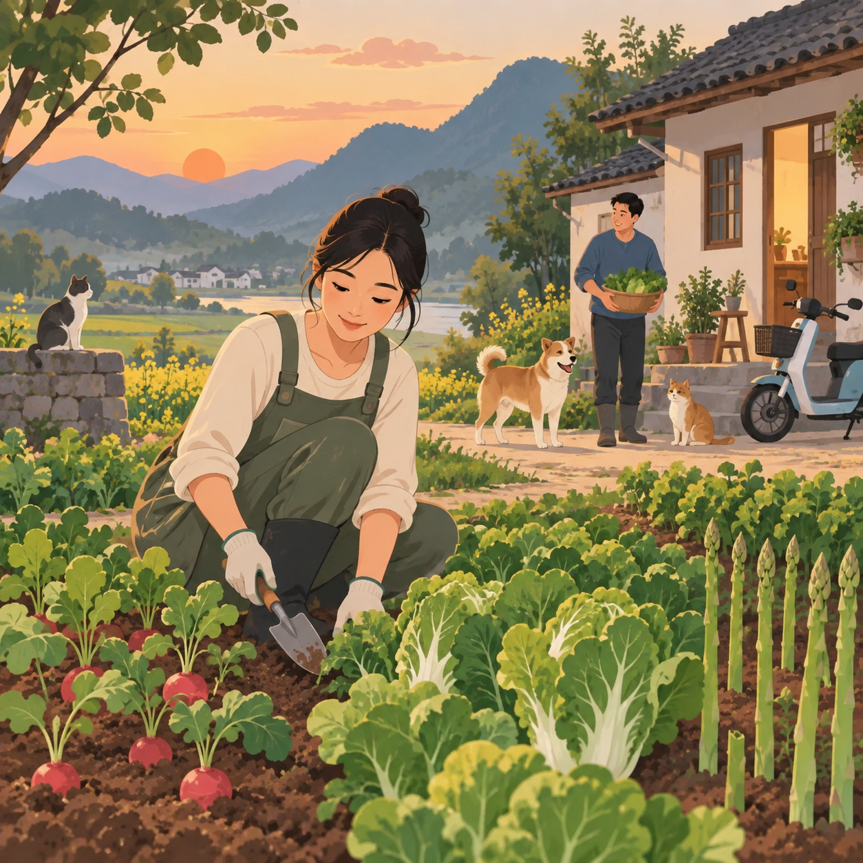 前美术教师赴湖北乡村体验“农民”生活