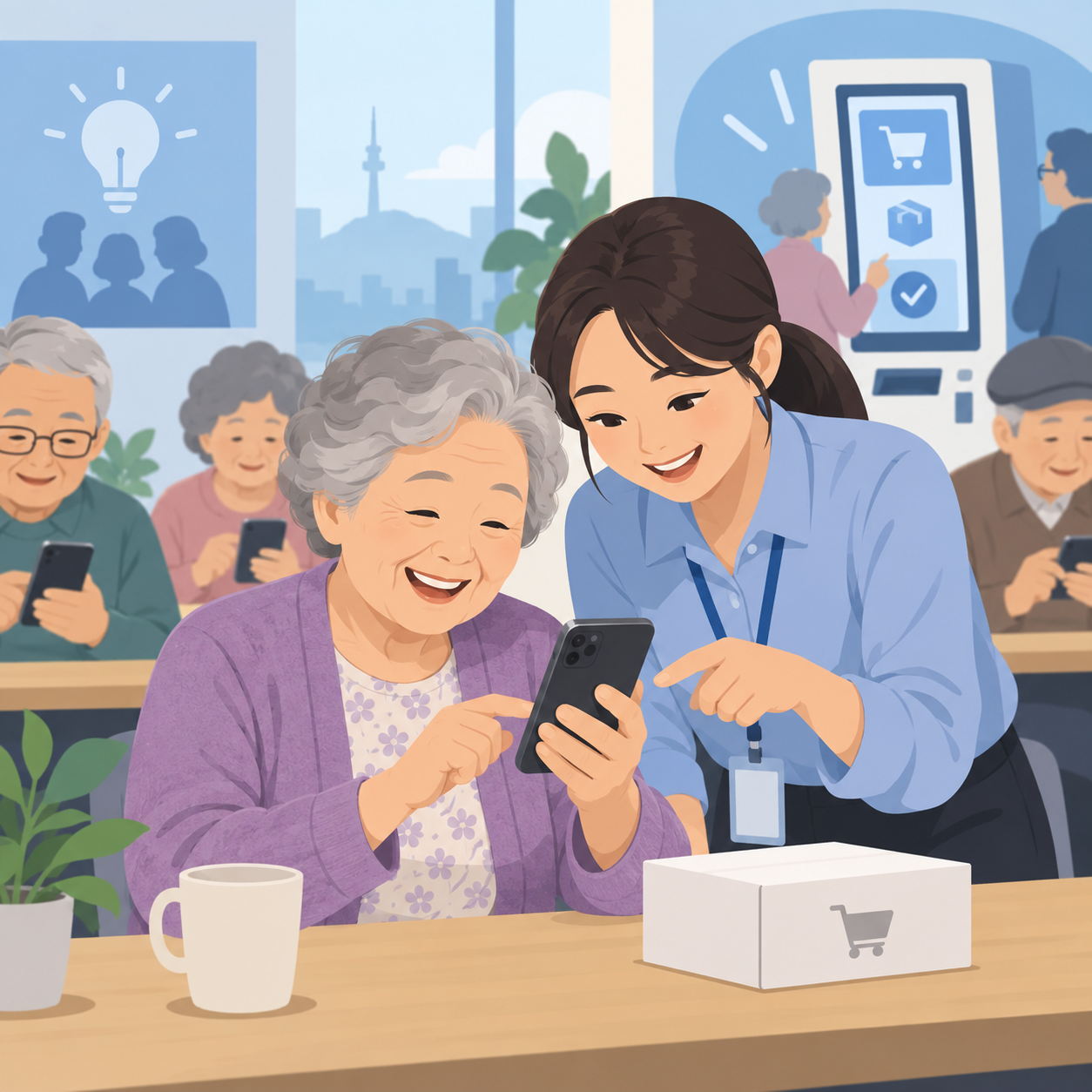 韩国加强数字培训，帮助老年人跨越“灰色数字鸿沟”