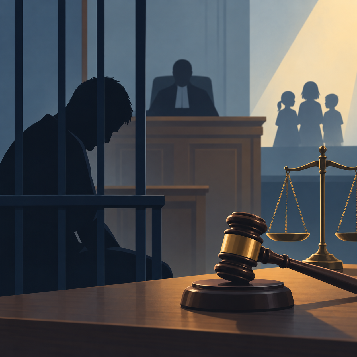 男子强奸两名少女并性侵第三名未成年女性，被判监九年鞭刑12下