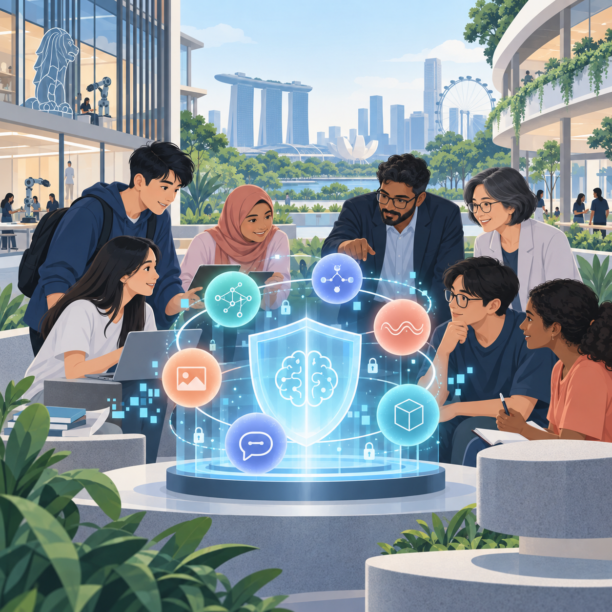 新加坡科技设计大学上线平台，师生可使用15种人工智能模型