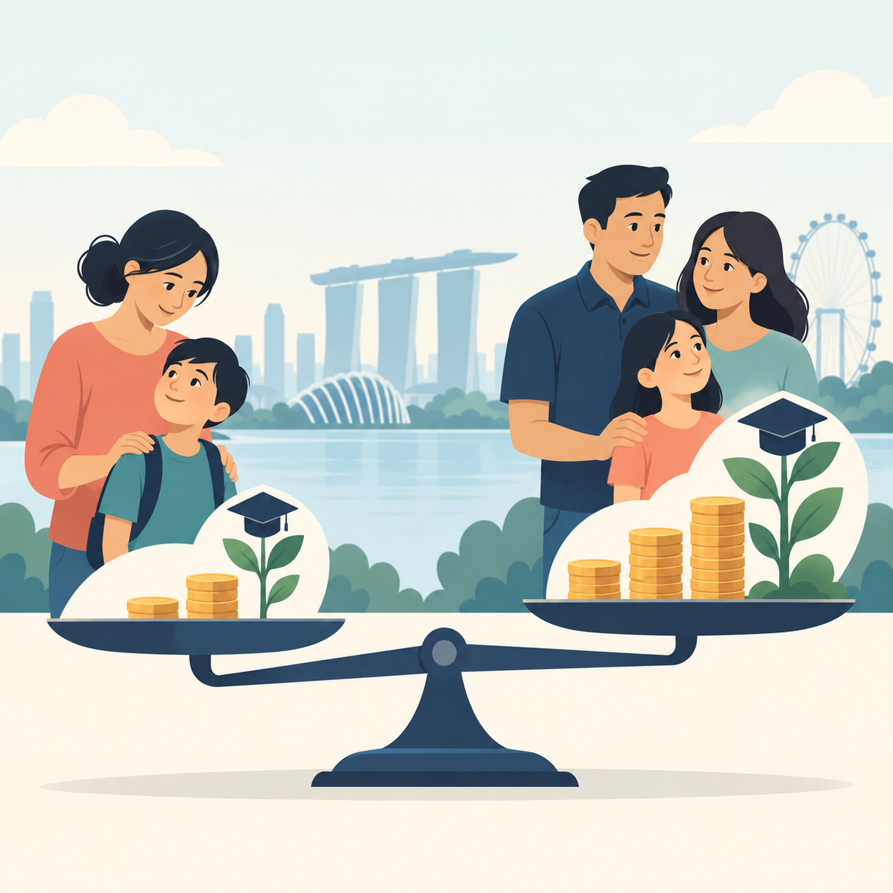 未婚单亲家庭儿童较少获得最高政府配对资助