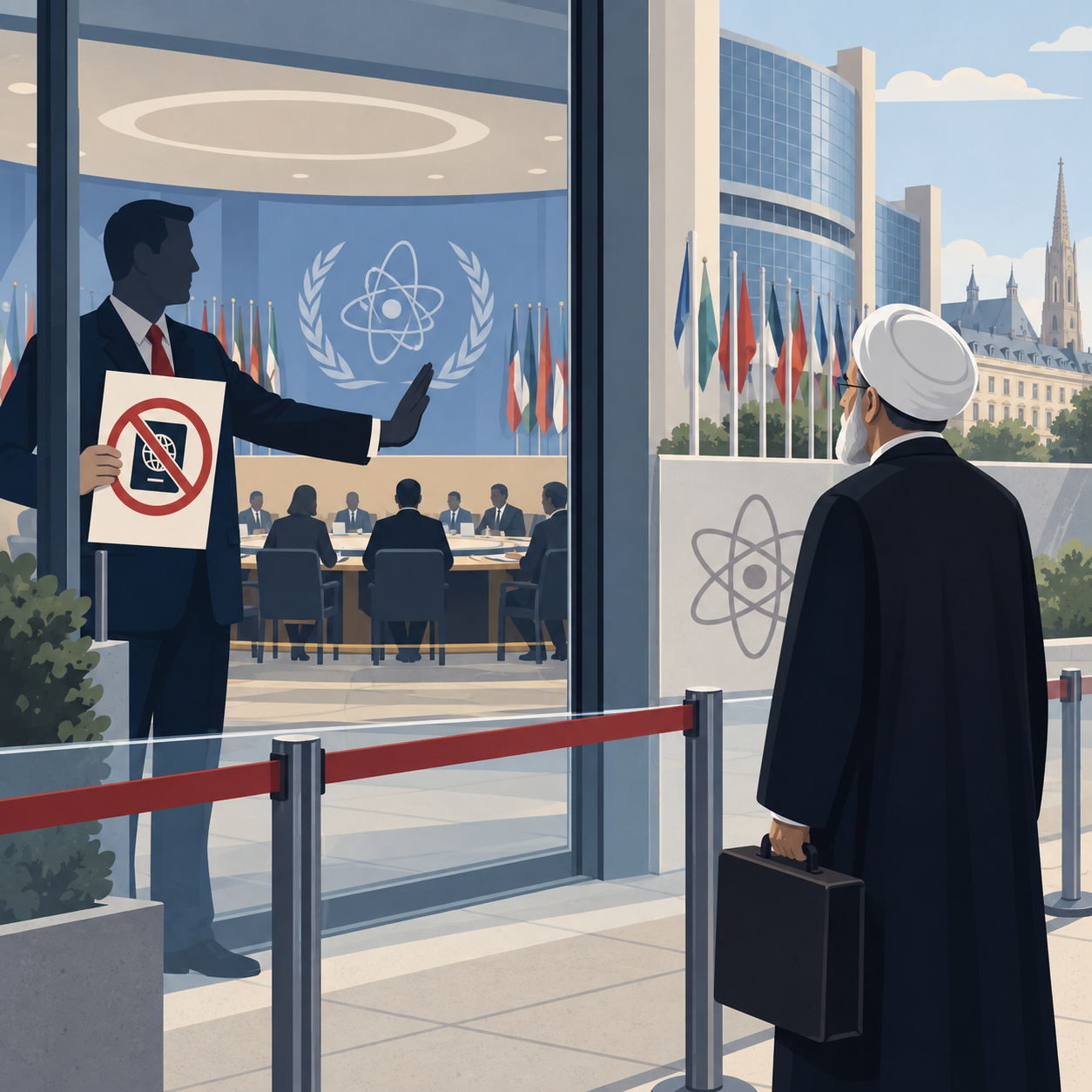 美国阻止伊朗核负责人出席国际原子能机构会议，德黑兰抗议