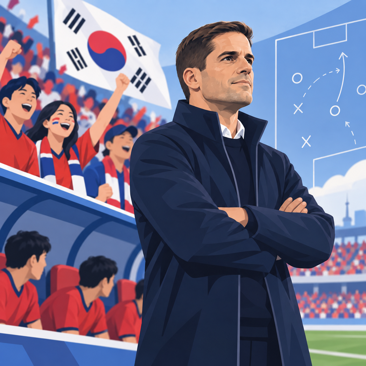 韩国新帅莫雷诺否认依赖AI执教：首要目标是让球迷重拾笑颜