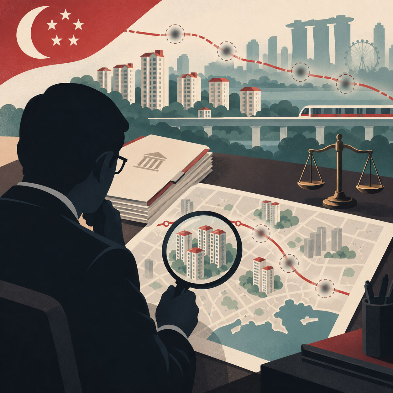 新加坡政府审查公务员购房与未公布地铁站位置关系研究