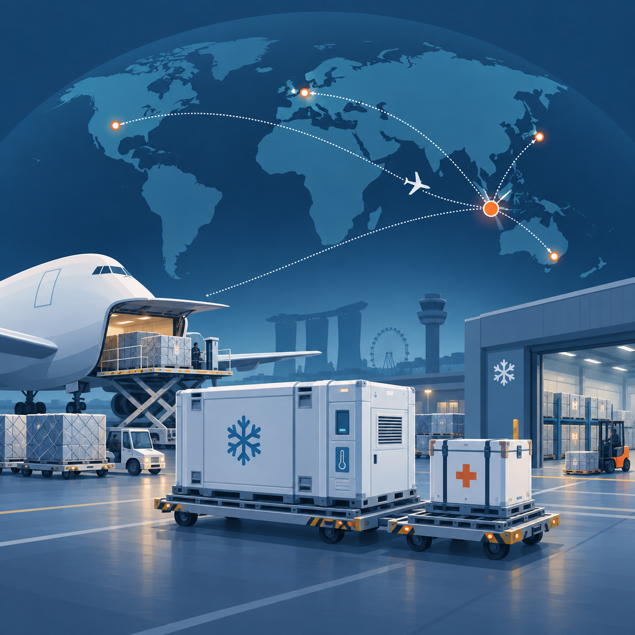 Sats与KLN Logistics合作推进温控及紧急货运