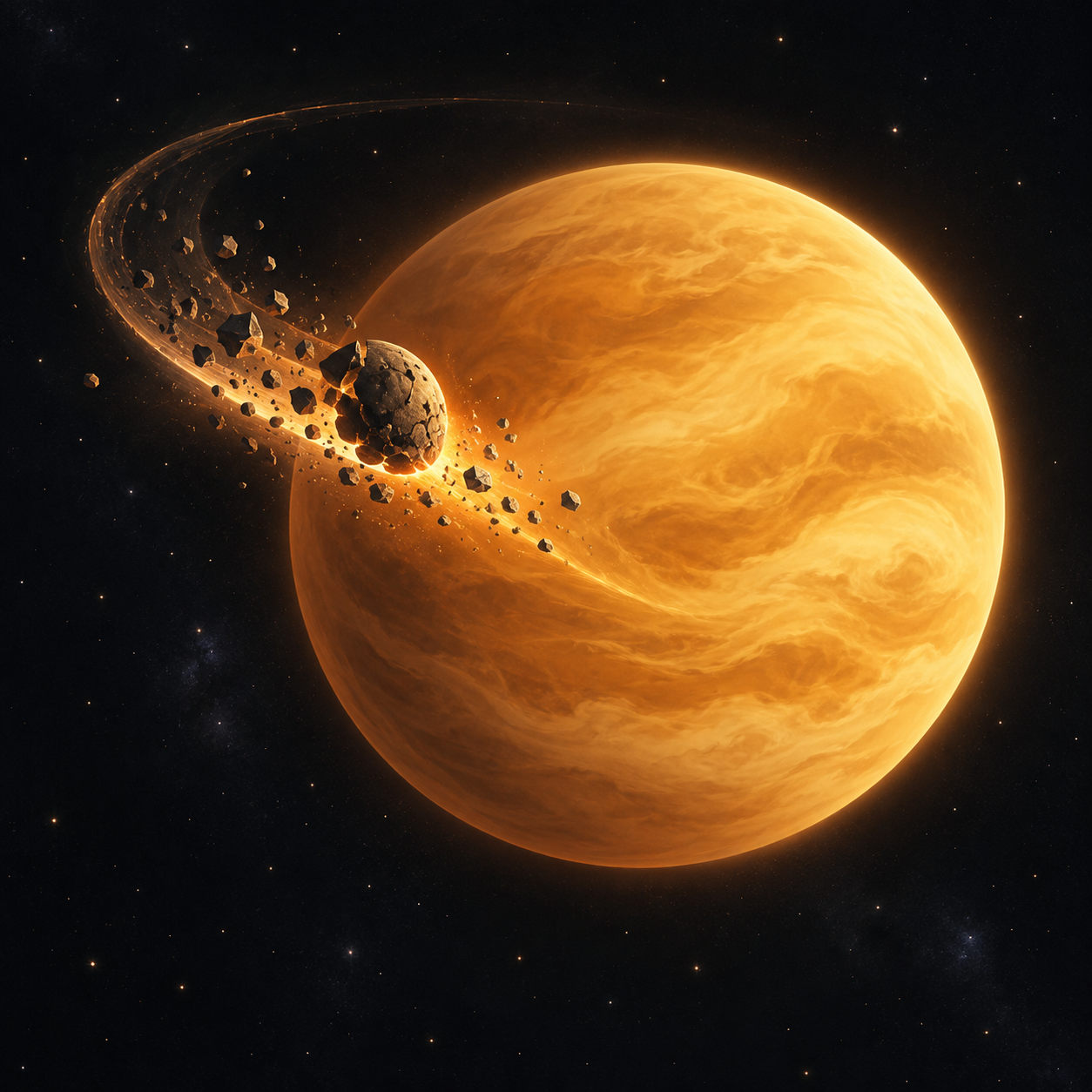 研究称金星或曾吞噬自己的卫星