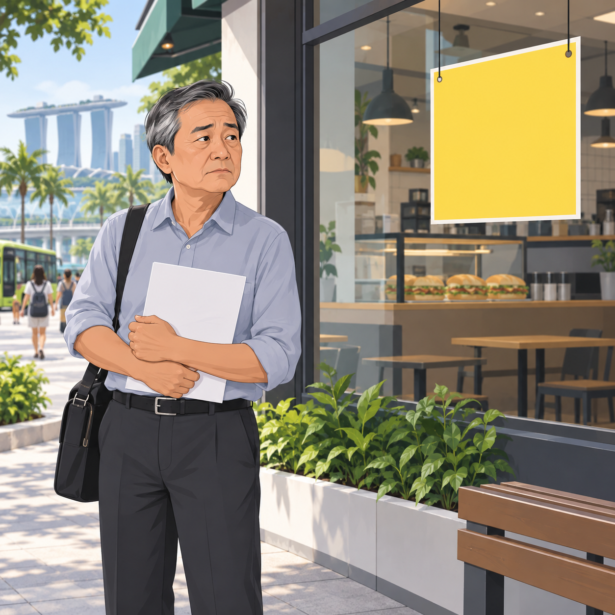 一名求职者申请三明治店工作后迟迟未获回音