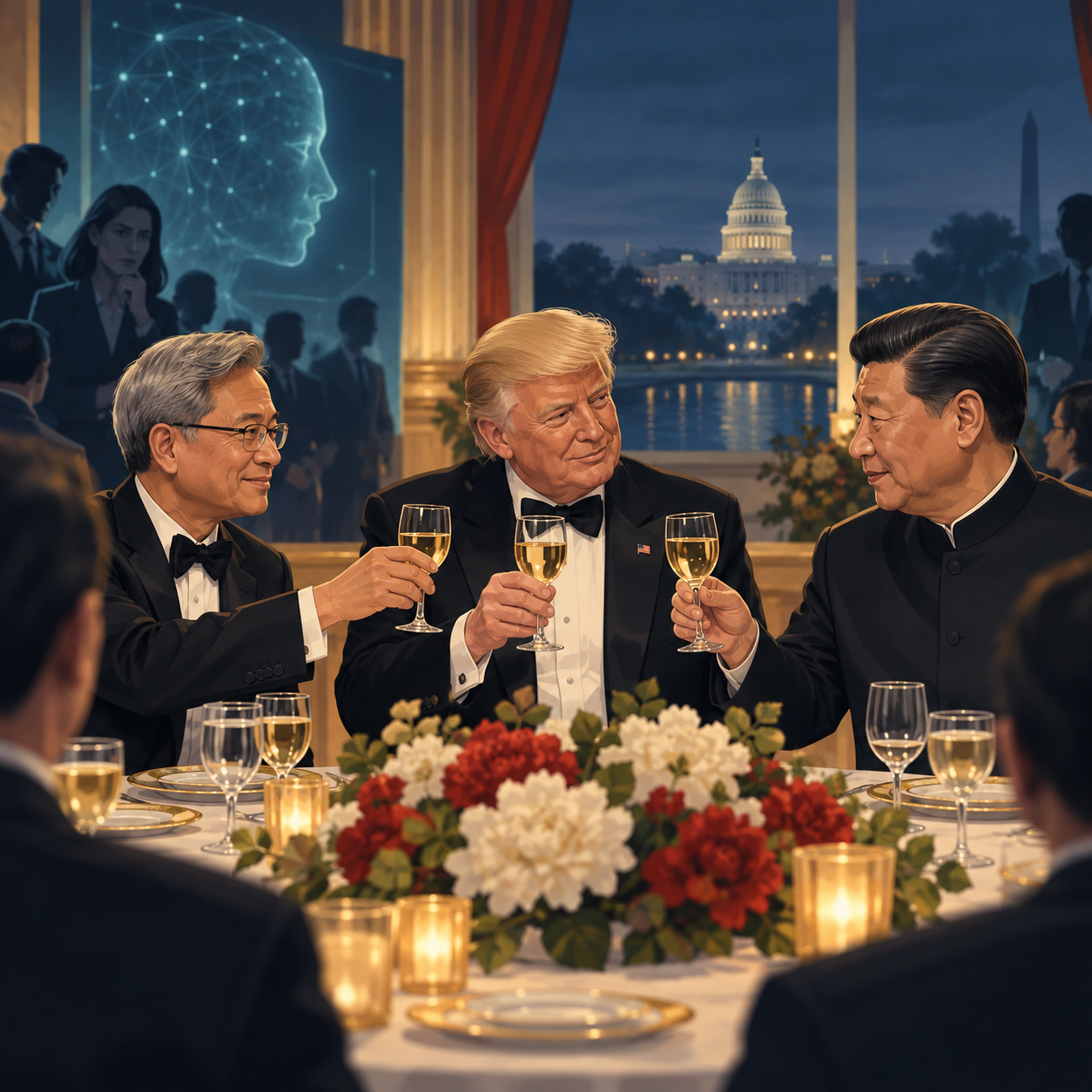 消息人士：英伟达CEO黄仁勋将出席特朗普为习近平举行的国宴