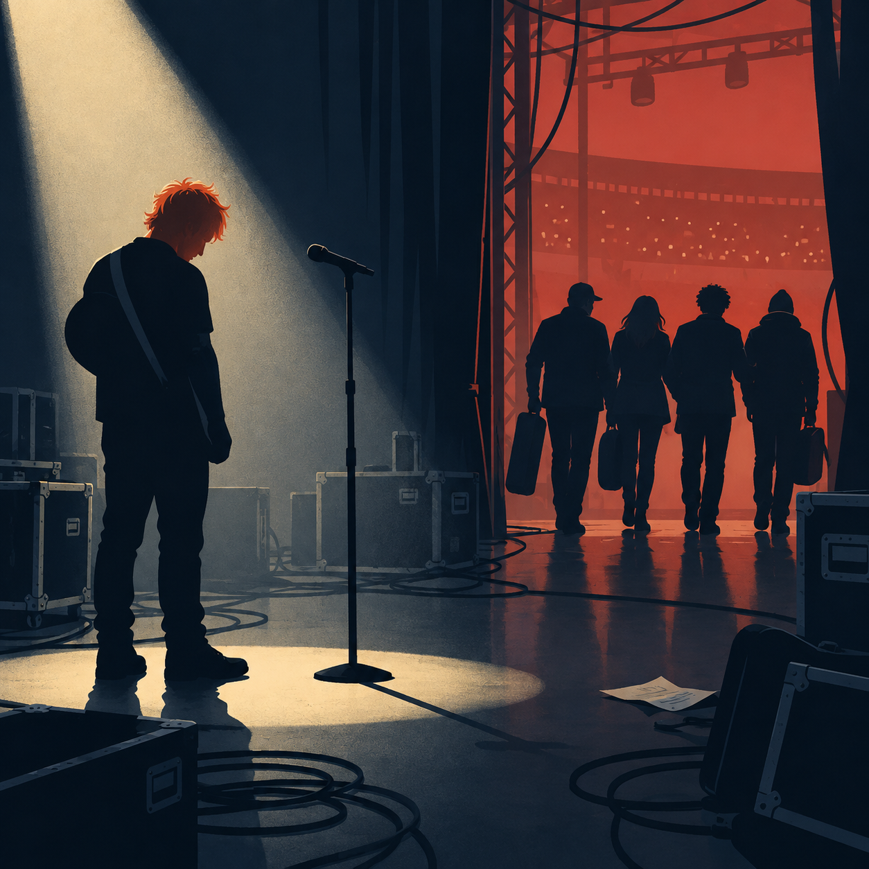 Ed Sheeran巡演陷入混乱，四组开场艺人声援Macklemore退出