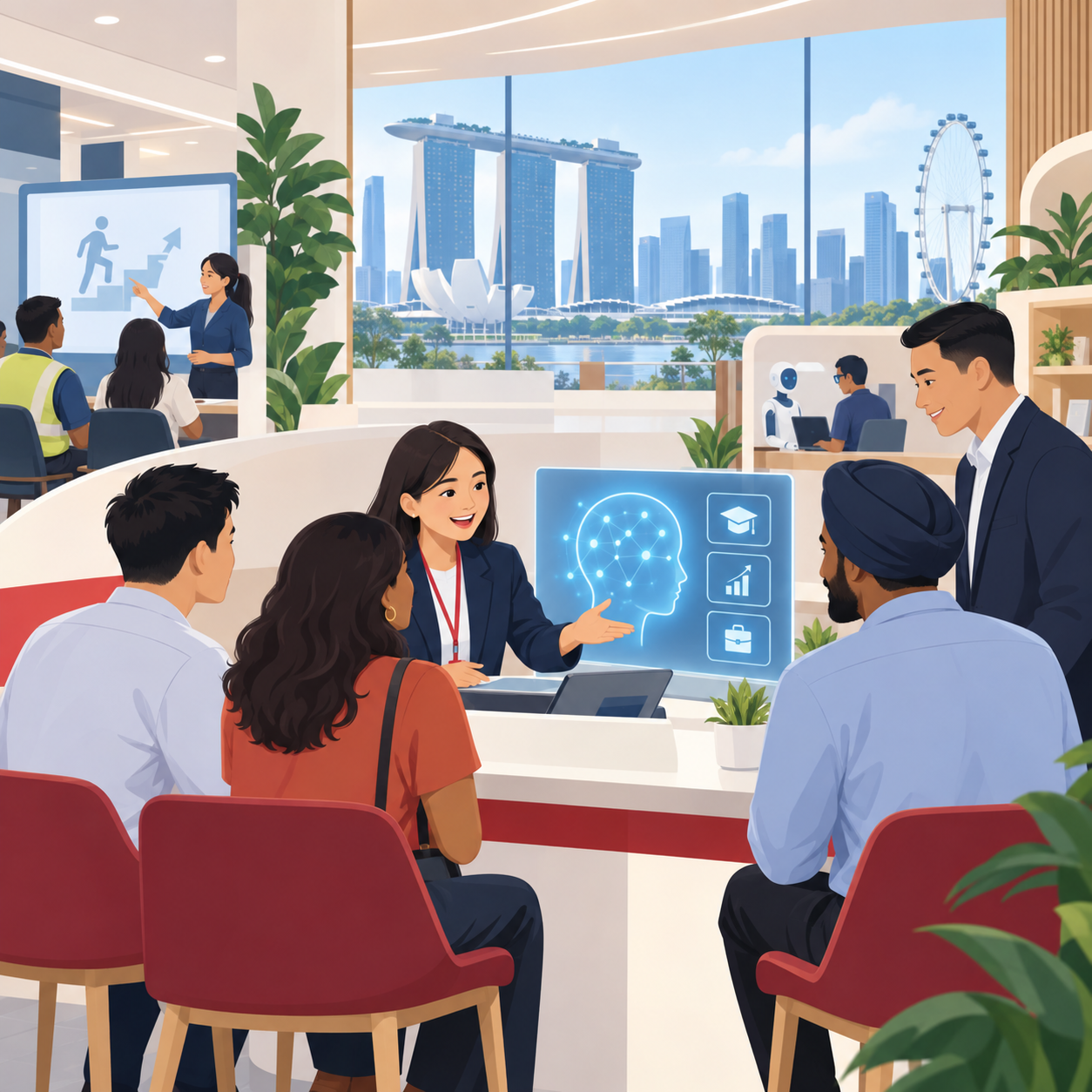 新技能机构启用一站式职业中心，为学员提供免费高级人工智能工具