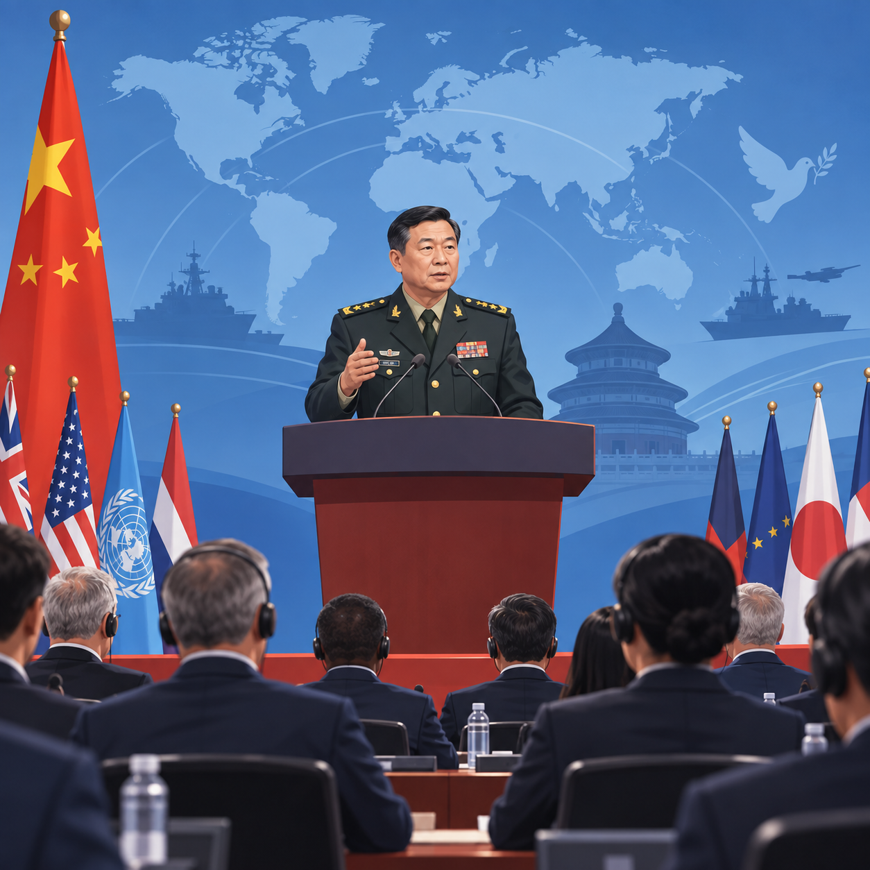 中国防长敦促各国避免挑衅行为