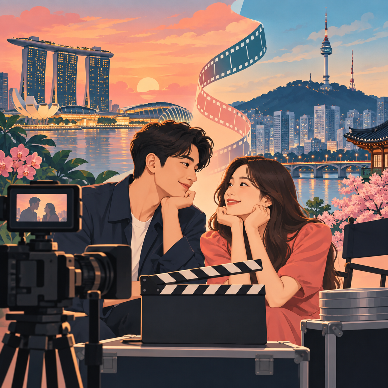 新韩合拍剧《Collateral Romance》将推出，Mediacorp拓展韩剧合作