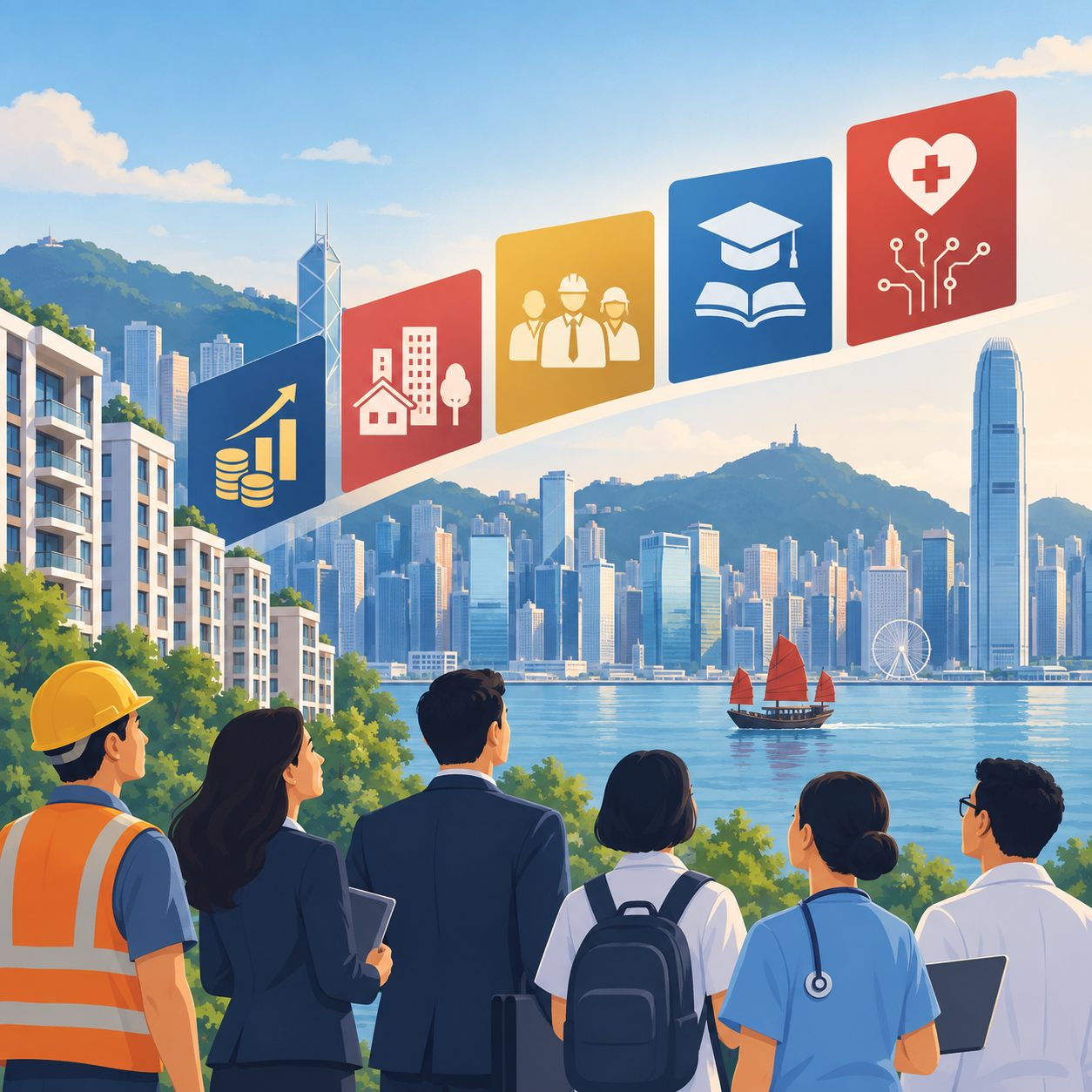 香港公布首个五年计划，聚焦就业与住房