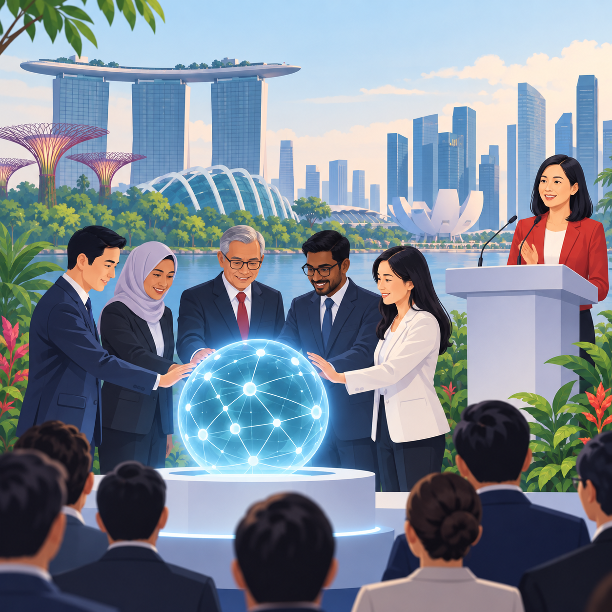 新加坡人工智能交流平台正式启动