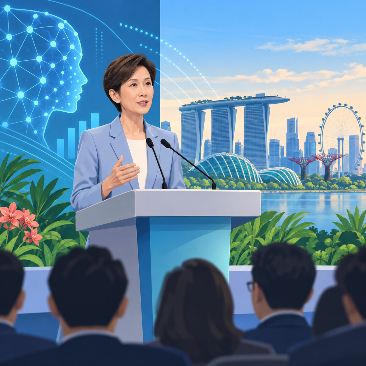 Josephine Teo部长在新加坡Databricks数据与人工智能巡回活动发表讲话