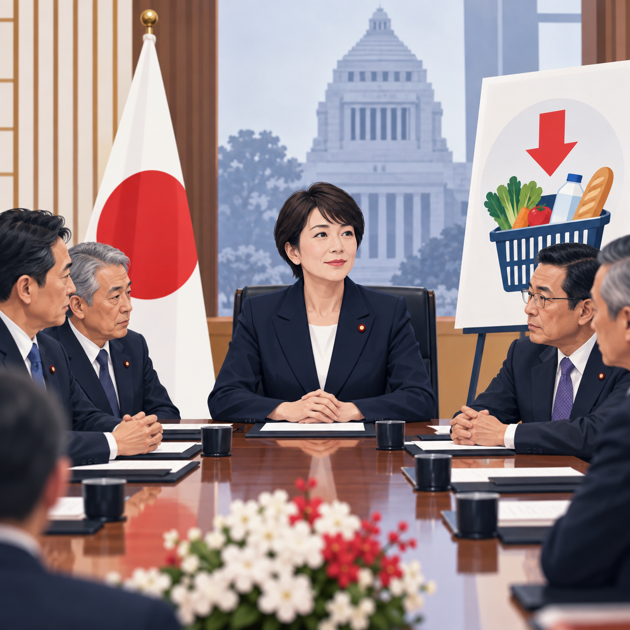 日本首相高市早苗改组内阁 留任多名重要阁僚