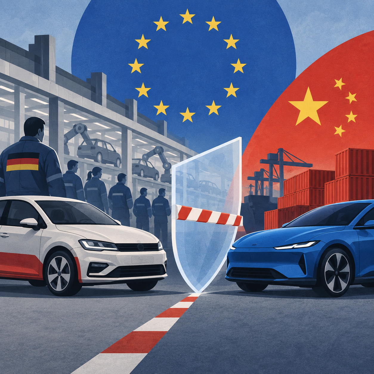 德国副总理呼吁欧盟应对中国车企“不公平贸易”