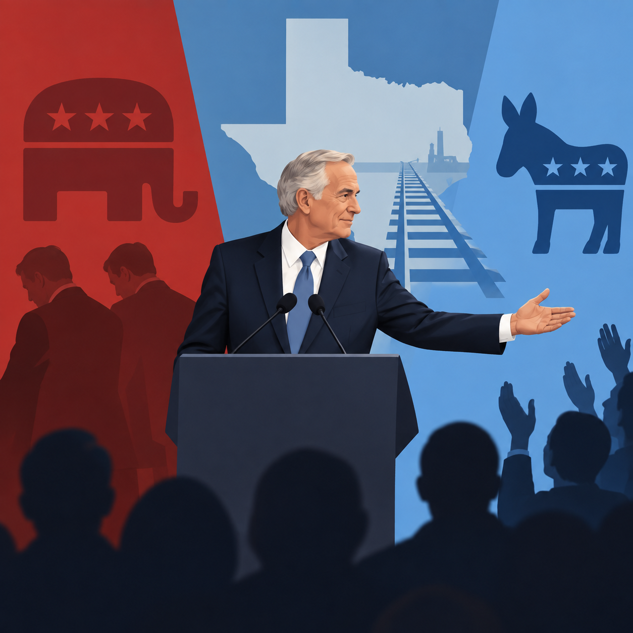 卡尔·罗夫宣布将在得州铁路委员会选举中投票支持民主党