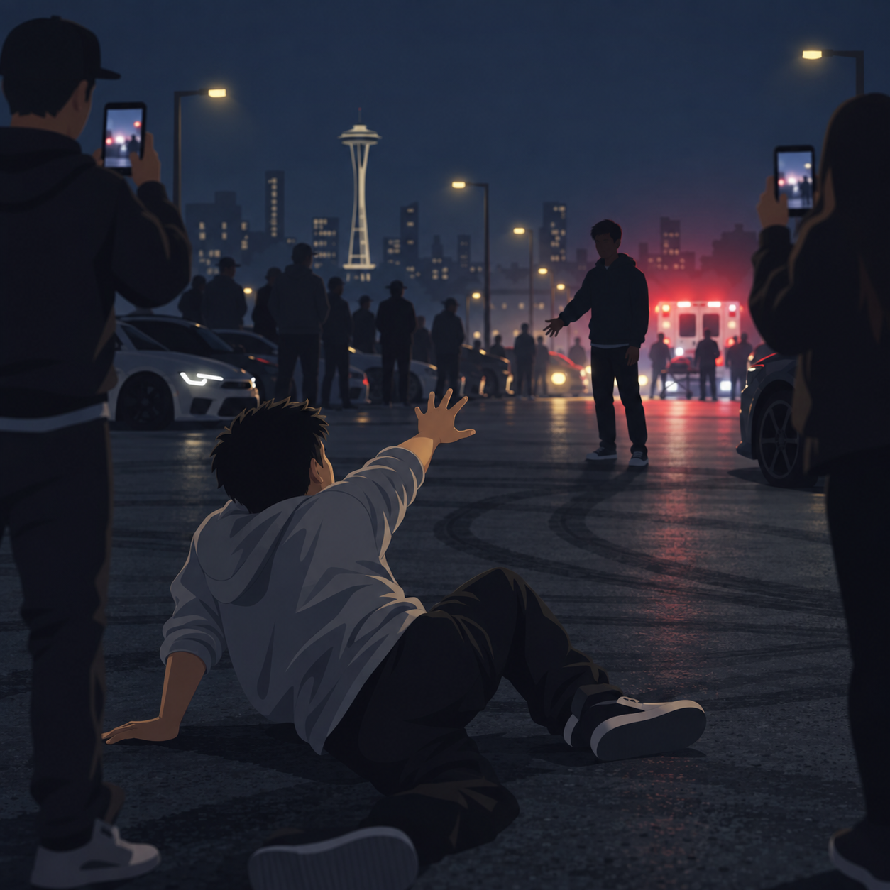 美国21岁男子为救友人遭枪击三次，称旁观者只顾拍摄未施救