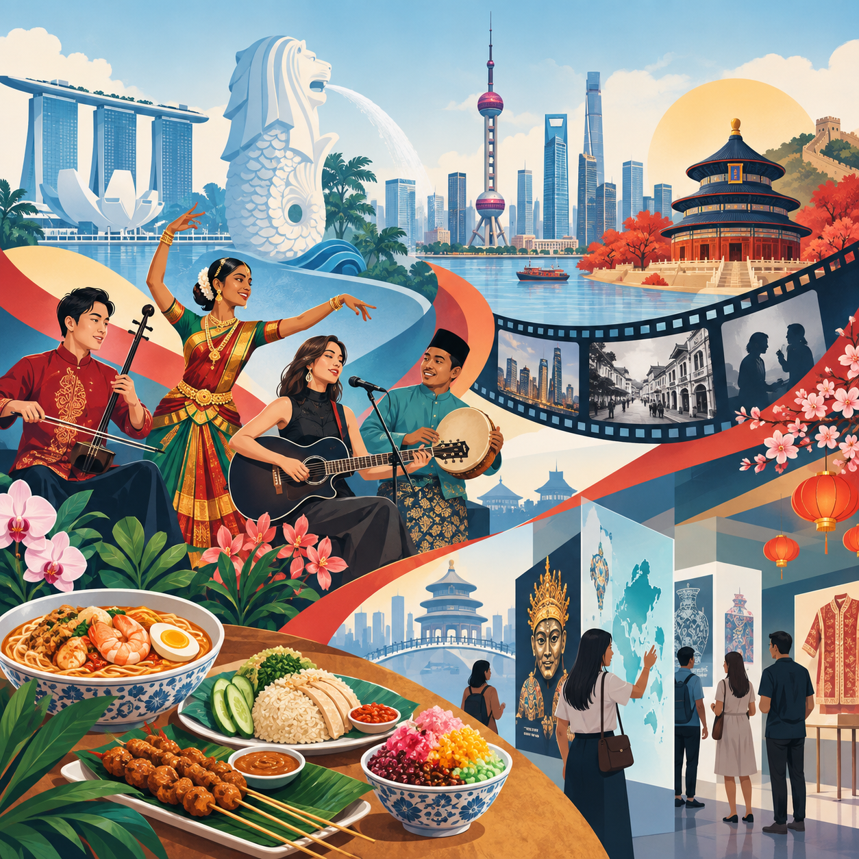 新加坡文化节在上海启动，将登陆北京展现多元文化