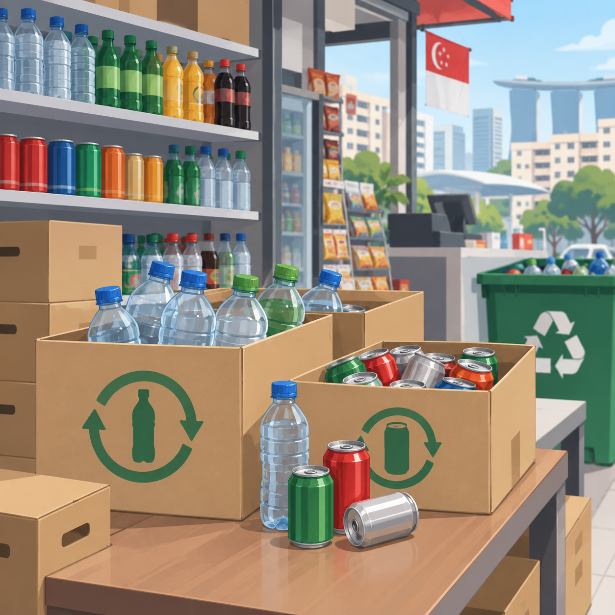 小型零售商可申请一个月延长期，清理不符合饮料容器回收计划的库存