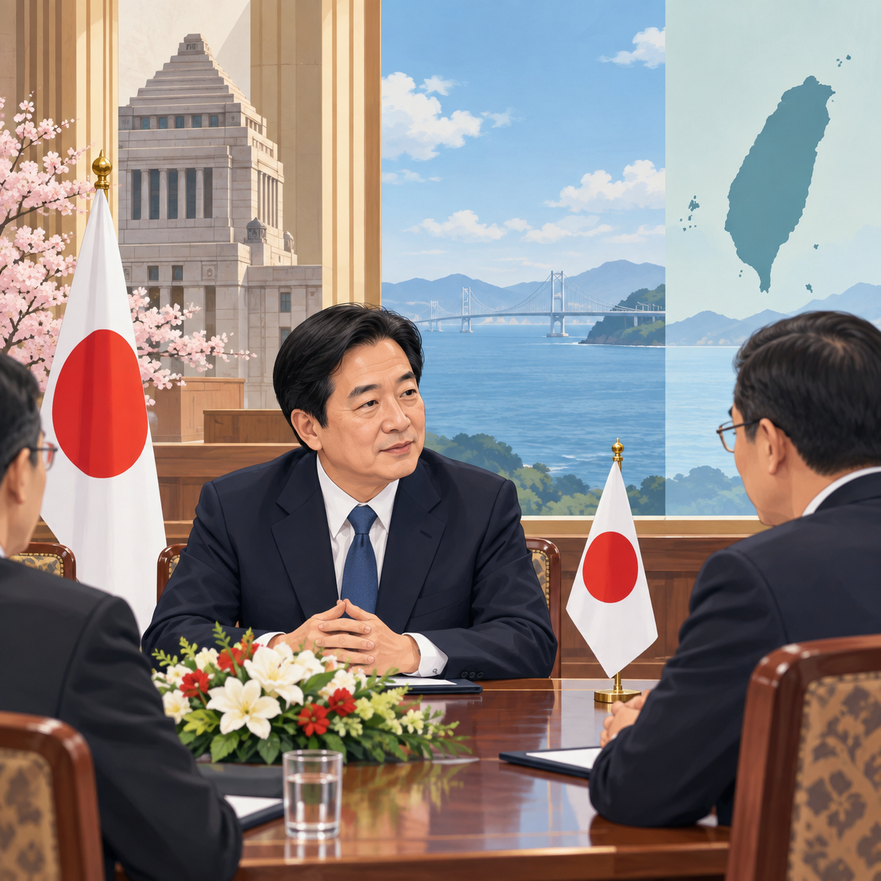 国民党副主席张荣恭访日：台湾无事，日本不必担心有事